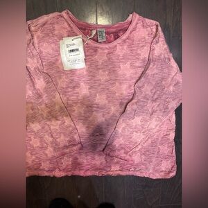Magnolia Pearl Pink Star Long Sleeve Tee Pristine cond Tags inc. Never worn